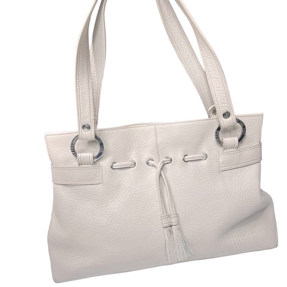 The Sak Handbags - The Sak Cream Pebble Leather Shoulder Bag‎